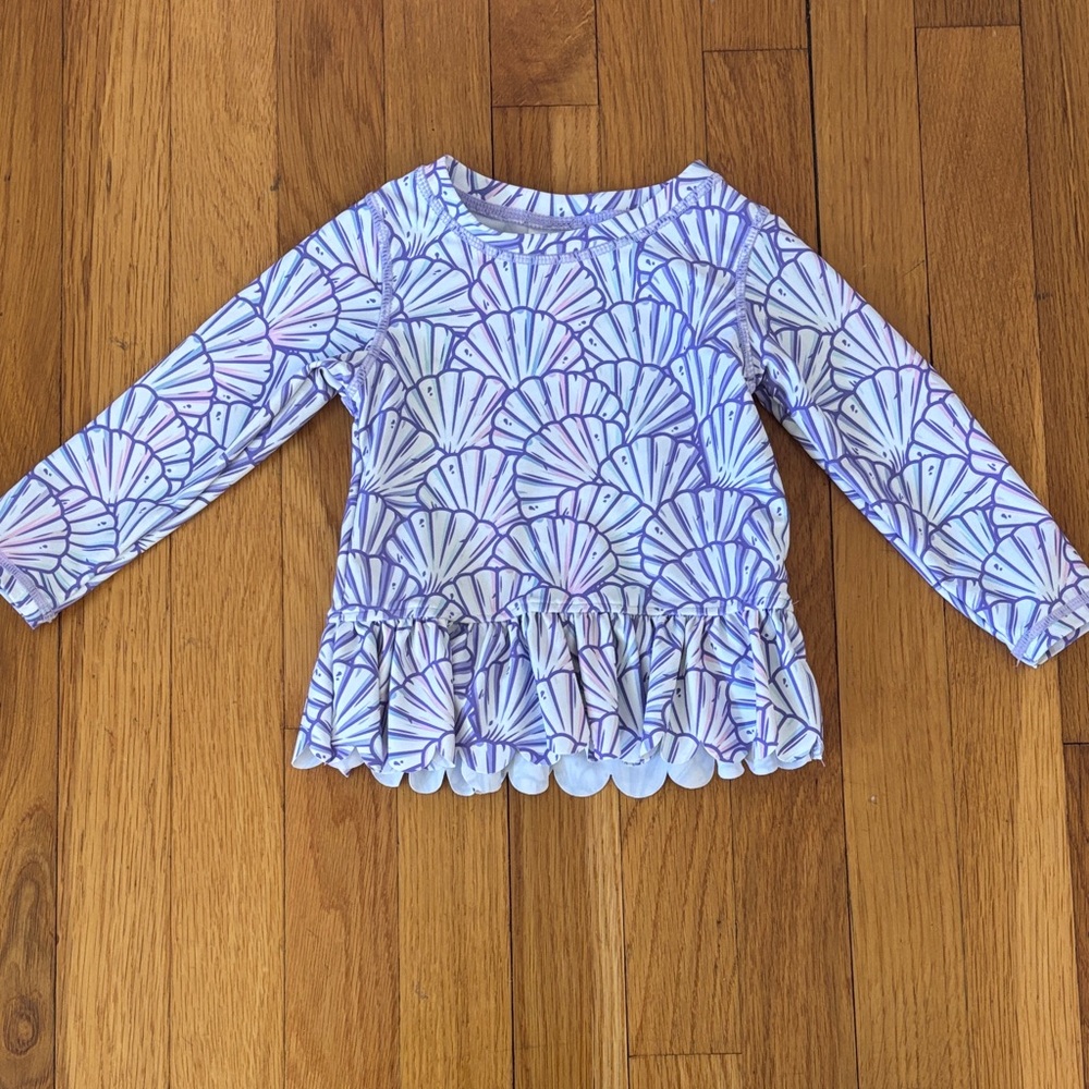RuffleButts Girls Swim Top 18-24 months